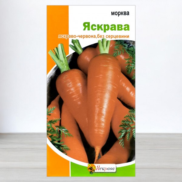 Семена моркови Яскрава, 3г, ТМ Яскрава